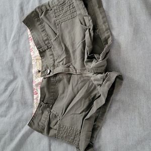 Army green shorts